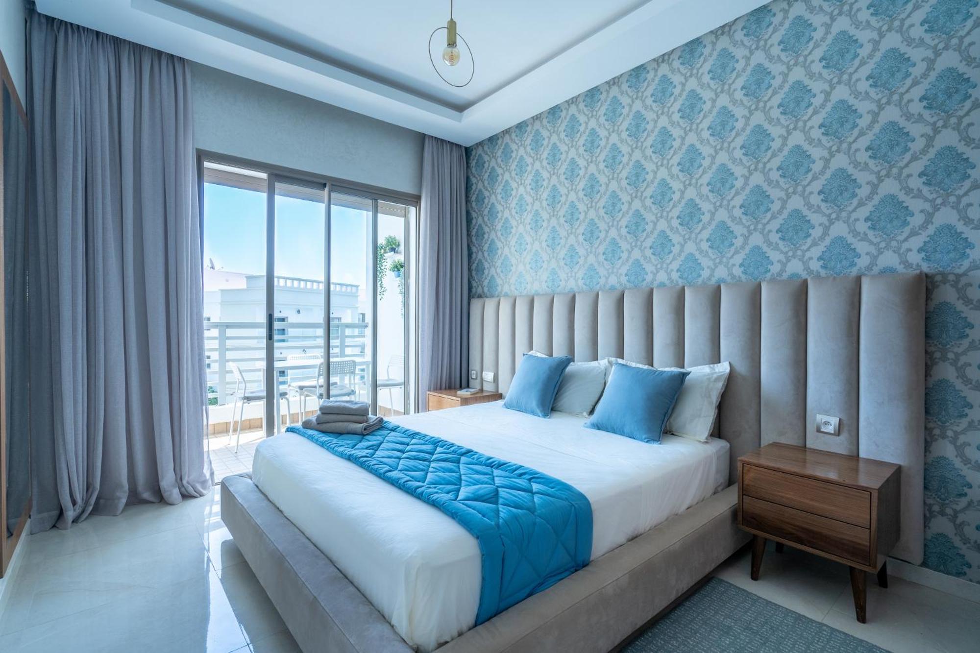 Charming Flat With Pool View Fast Wi-fi Bouznika