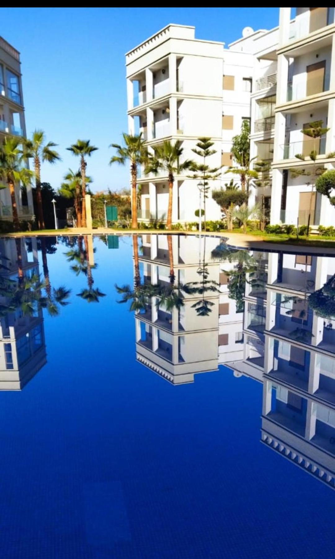 Charming Flat With Pool View Fast Wi-fi Bouznika